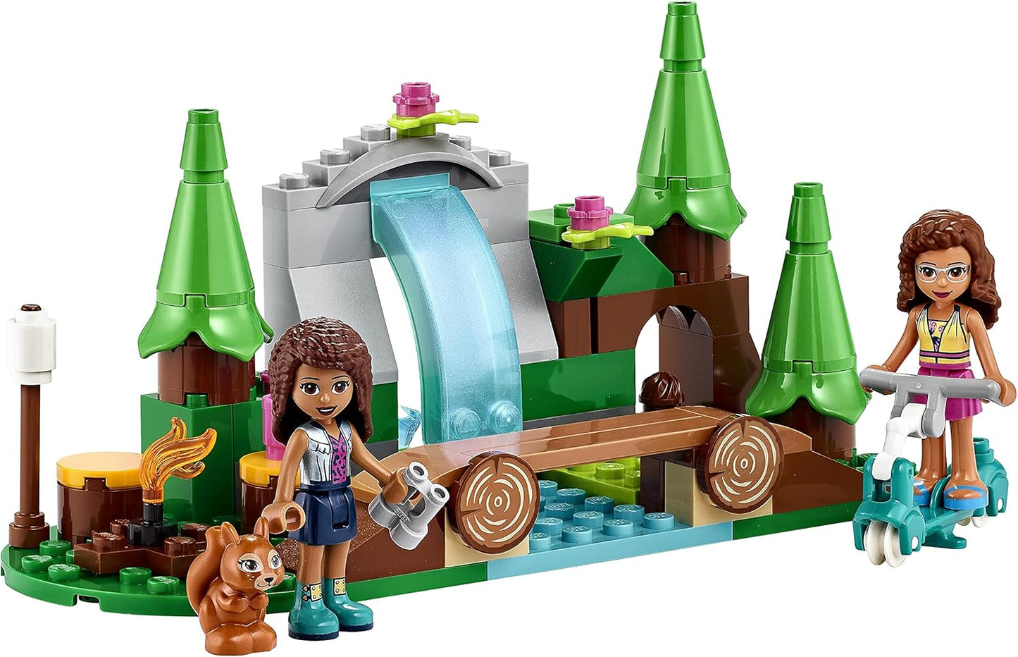 LEGO Friends Forest Waterfall Camping Adventure Set