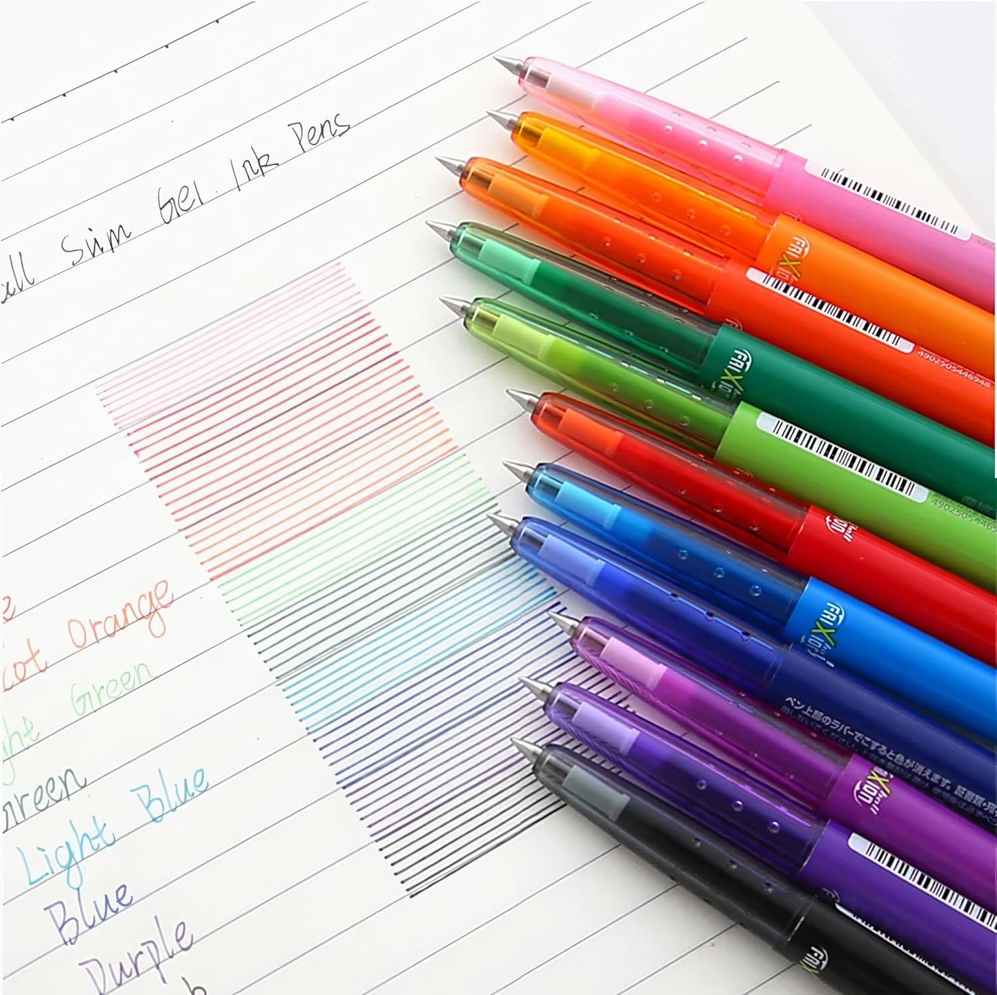 PILOT Frixion Ball Slim 038 Ballpoint Pen, Purple (LFBS-18UFPU)