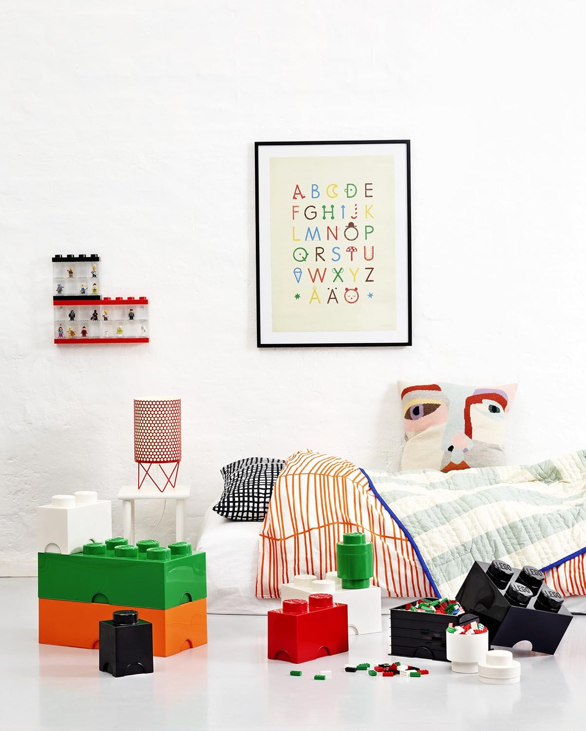 LEGO Black Storage Box Brick 4, 250?�250?�180mm