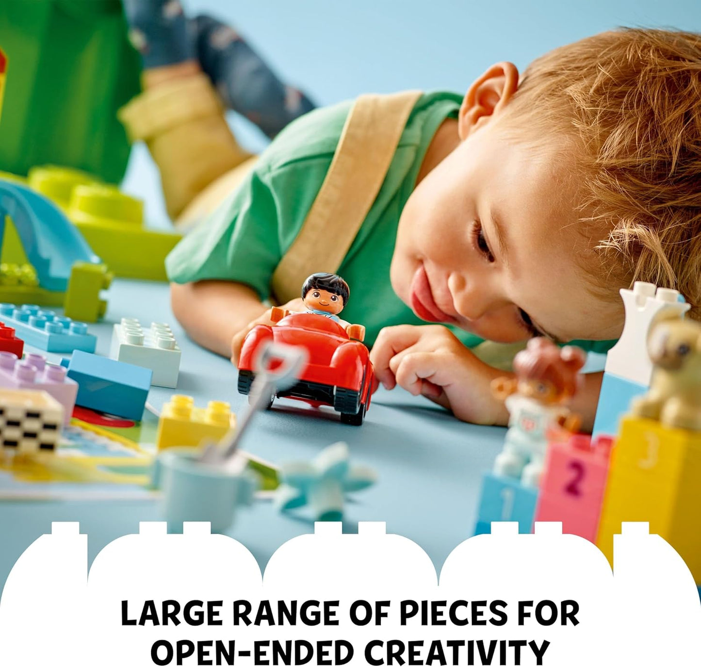 LEGO DUPLO Classic Deluxe Brick Box Building Set with Toy Storage, First Bricks Educational Learning Toys for Toddlers, Kids, Boys & Girls 1.5-3 Years Old, Birthday Gift Idea 10914