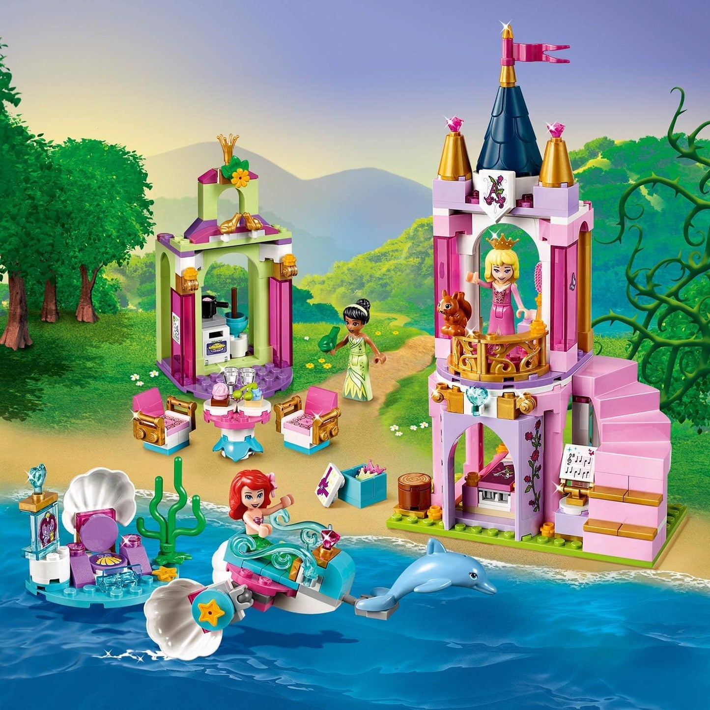 LEGO Disney Princess - Celebraci??n Real de Ariel, Aurora y Tiana (41162)