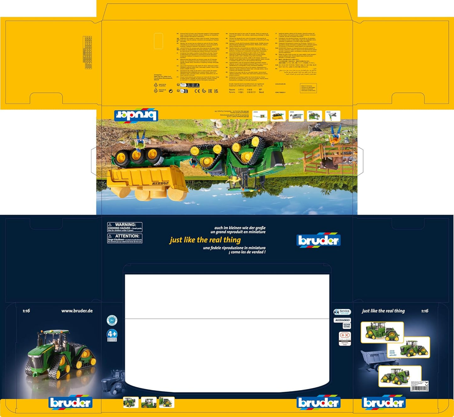 John Deere 9620RX Tractor with Crawler Tracks