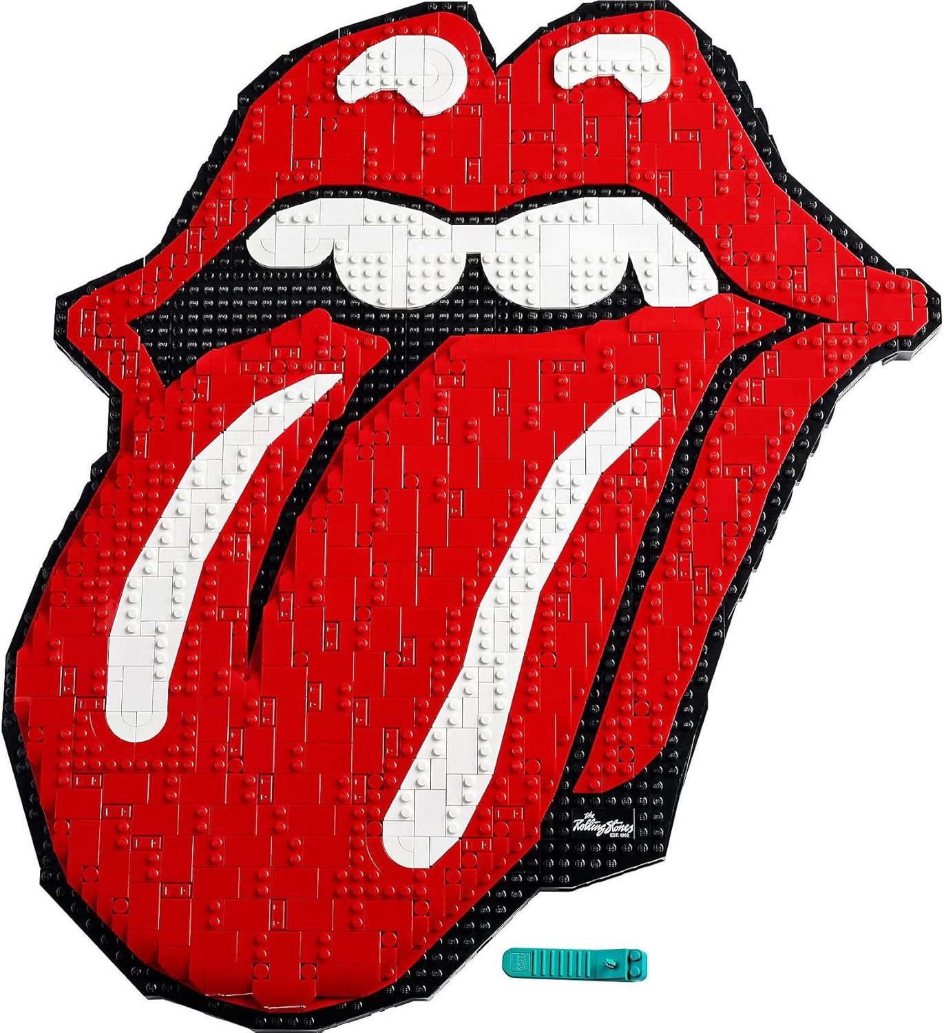 LEGO Art The Rolling Stones 31206 Building Kit; Wall Art Memorabilia or Hobby Gift for Rock Music Fans and Adults