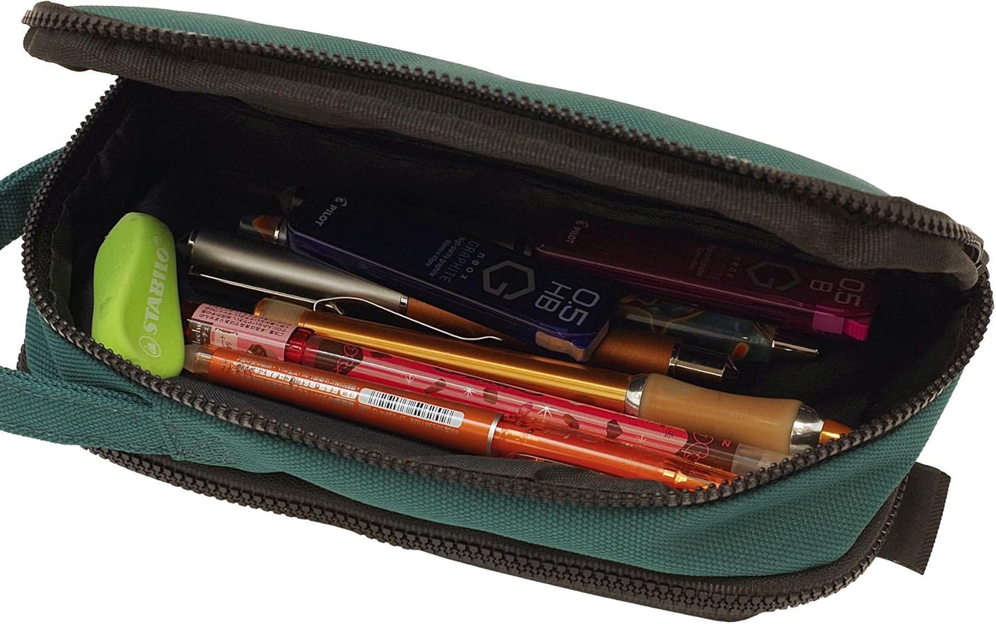 DESIGNPHIL Midori 41785006 Pen Case, 2-Way Pouch, Pen Pouch, Cordura, Green
