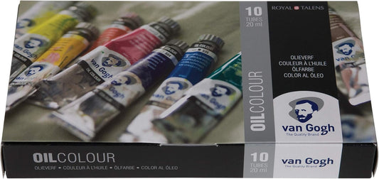 Van Gogh Oil Color Paint, 10x20ml Tubes, Basic Set