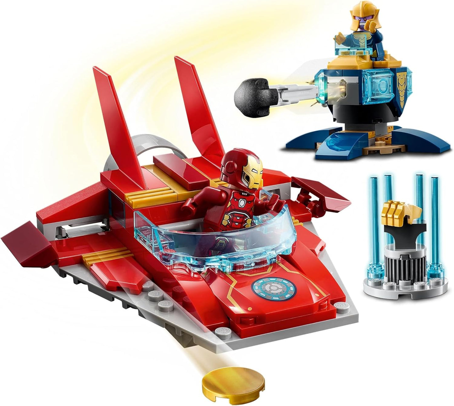 LEGO Marvel Avengers Iron Man vs. Thanos 76170 Cool, Collectible Superhero Building Toy for Kids Featuring Marvel Avengers Iron Man and Thanos Minifigures, New 2021 (103 Pieces)