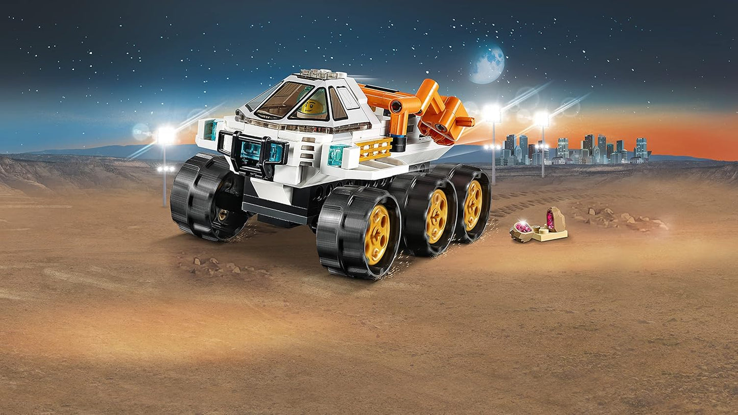 LEGO 60225 City Rover Testing Drive, Space Adventure Building Set, Mars Expedition Vehicle Toy Inspired by NASA with Astronaut Minifigure