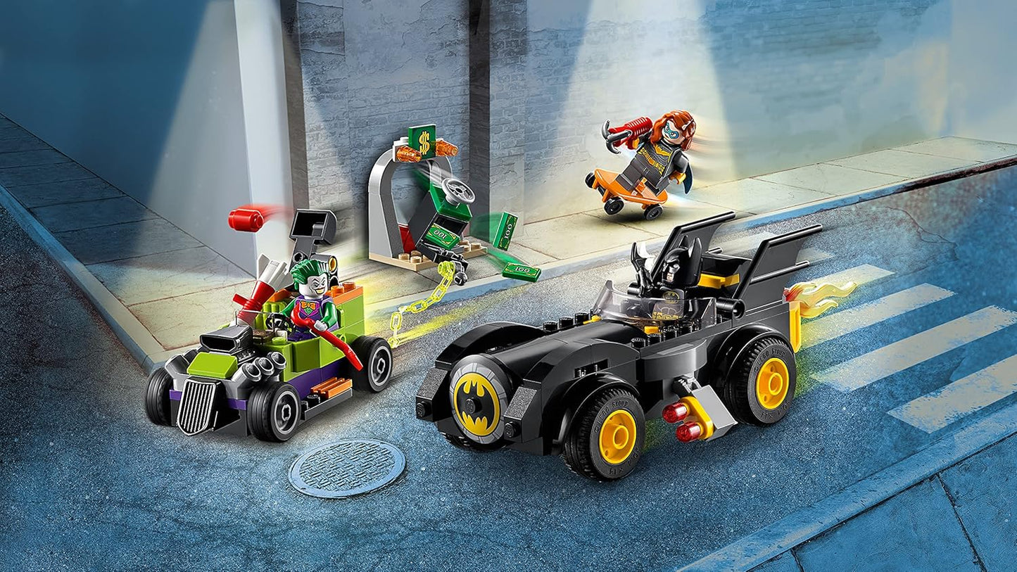 LEGO 76180 Super Heroes Batman vs The Joker: Batmobile Race & Hot Rod, Car Toy, Superhero, for Kids 4+