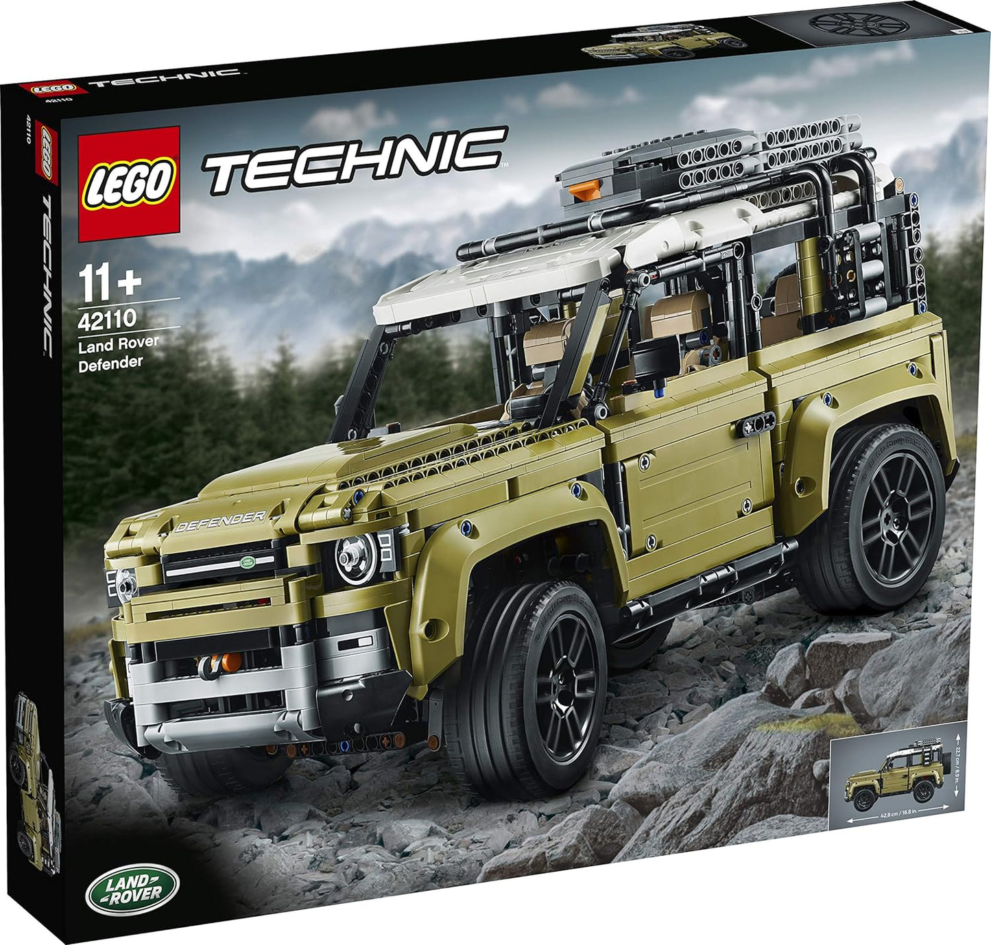 LEGO Technic Land Rover Defender Collector's Model Car 42110 Off Road 4x4 Car,Exclusive Collectible Model, Advanced Building Set