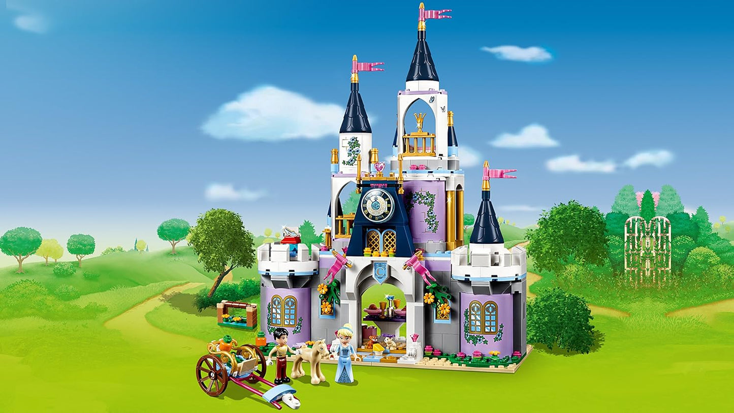 LEGO 41154 Disney Princess Cinderella's Dream Castle Toy, Fairytale Doll House, Prince Charming & Cinderella Mini Doll