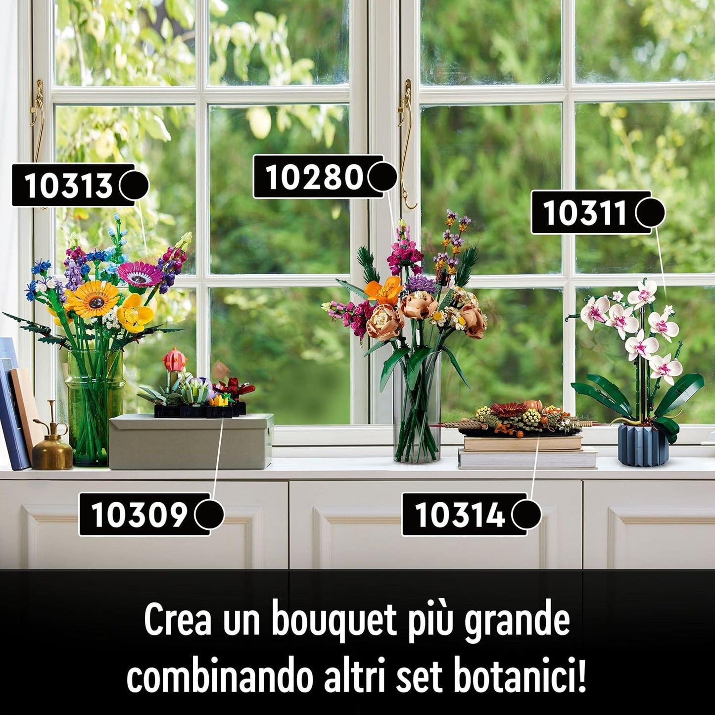 LEGO 10313 Icons Wildflower Bouquet Set