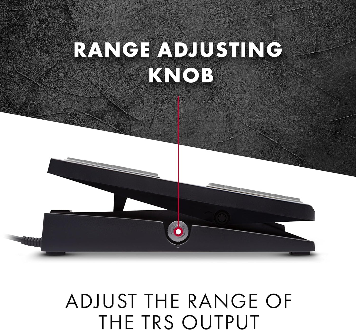 M-Audio EX-P | Universal Expression Pedal for Keyboards, MIDI Keyboards/Controllers and Supported Guitar Effects Pedals