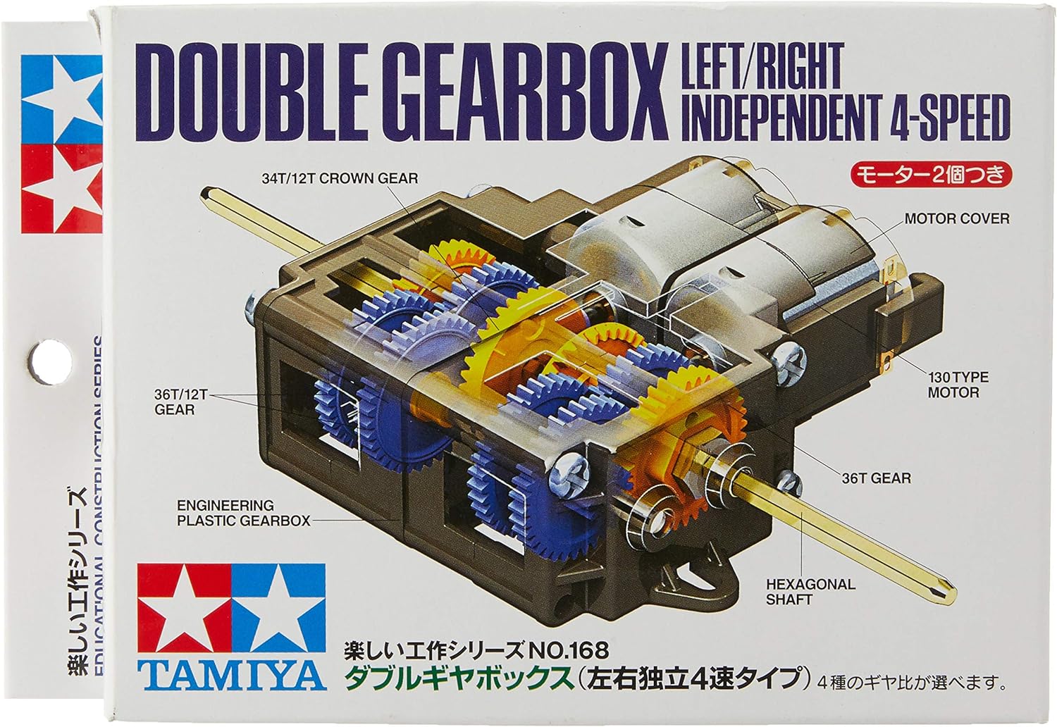 Tamiya Left and Right Independent Double Gearbox 4-Speed RC Car Upgrade