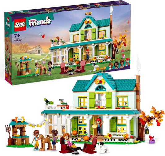 LEGO Friends Autumn's House 41730, Dolls House Playset with Accessories, Toy Horse & Mia Mini-Doll, Toys for Girls and Boys 7 Plus Years Old, Birthday Gift Idea