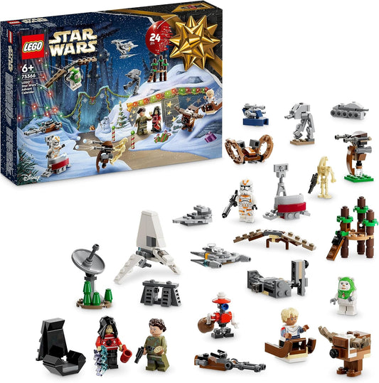 LEGO Star Wars 75366 Advent Calendar 2023 Christmas Holiday Countdown Playset with 320 Pieces