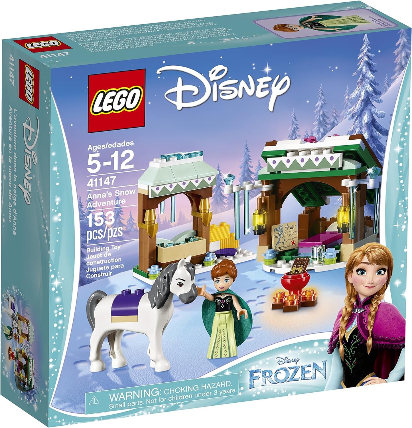 LEGO Disney Frozen Anna's Snow Adventure 41147, Disney Princess Toy