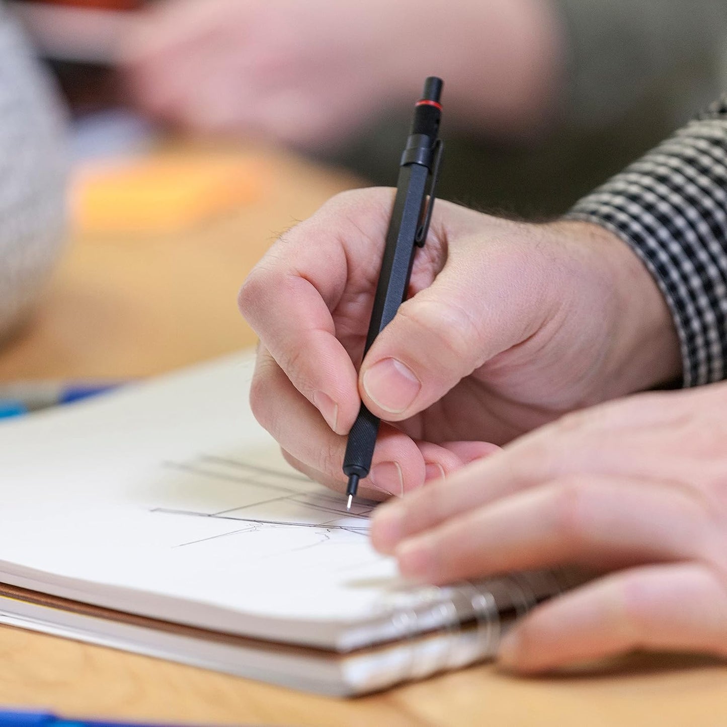 ROtring 600 Metal Mechanical Pencil, 0.5mm, Black Barrel, Perfect for Drafting, Engineering, Architecture Professionals