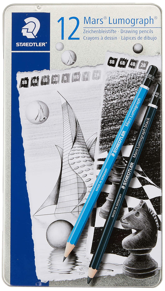 Lumograph Staedtler Mars Assorted Degrees Pencil (Pack of 12)