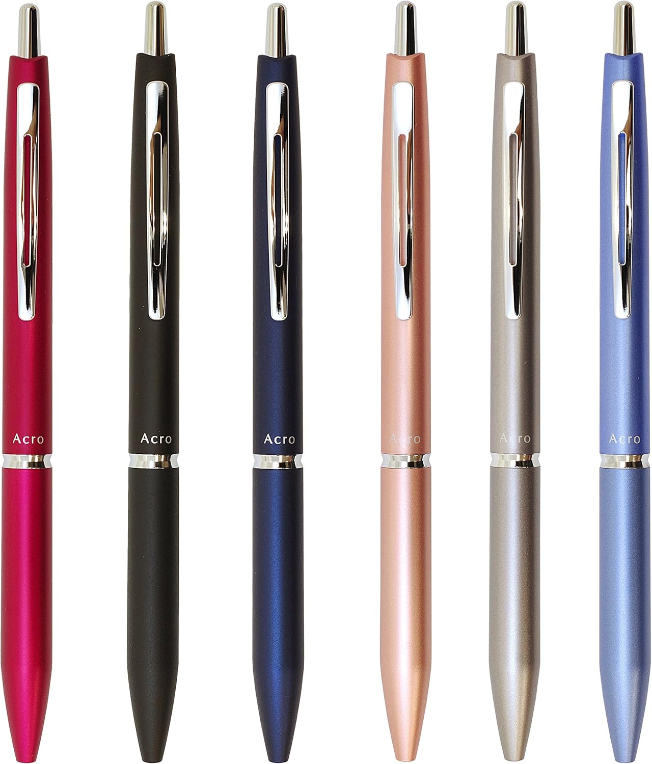 PILOT Oil-Based Ballpoint Pen, Acro 1000 0.5mm, Metallic Soft Blue Body (BAC-1SEF-MSL)