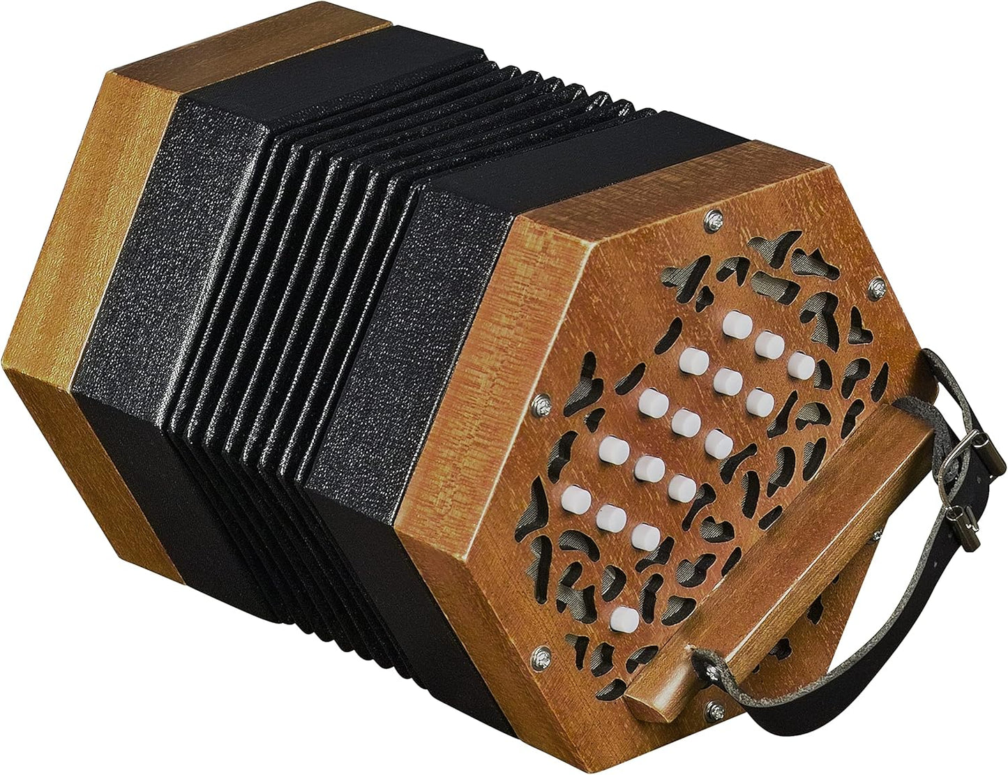 Trinity College AP-1230 Anglo-Style Concertina,Walnut