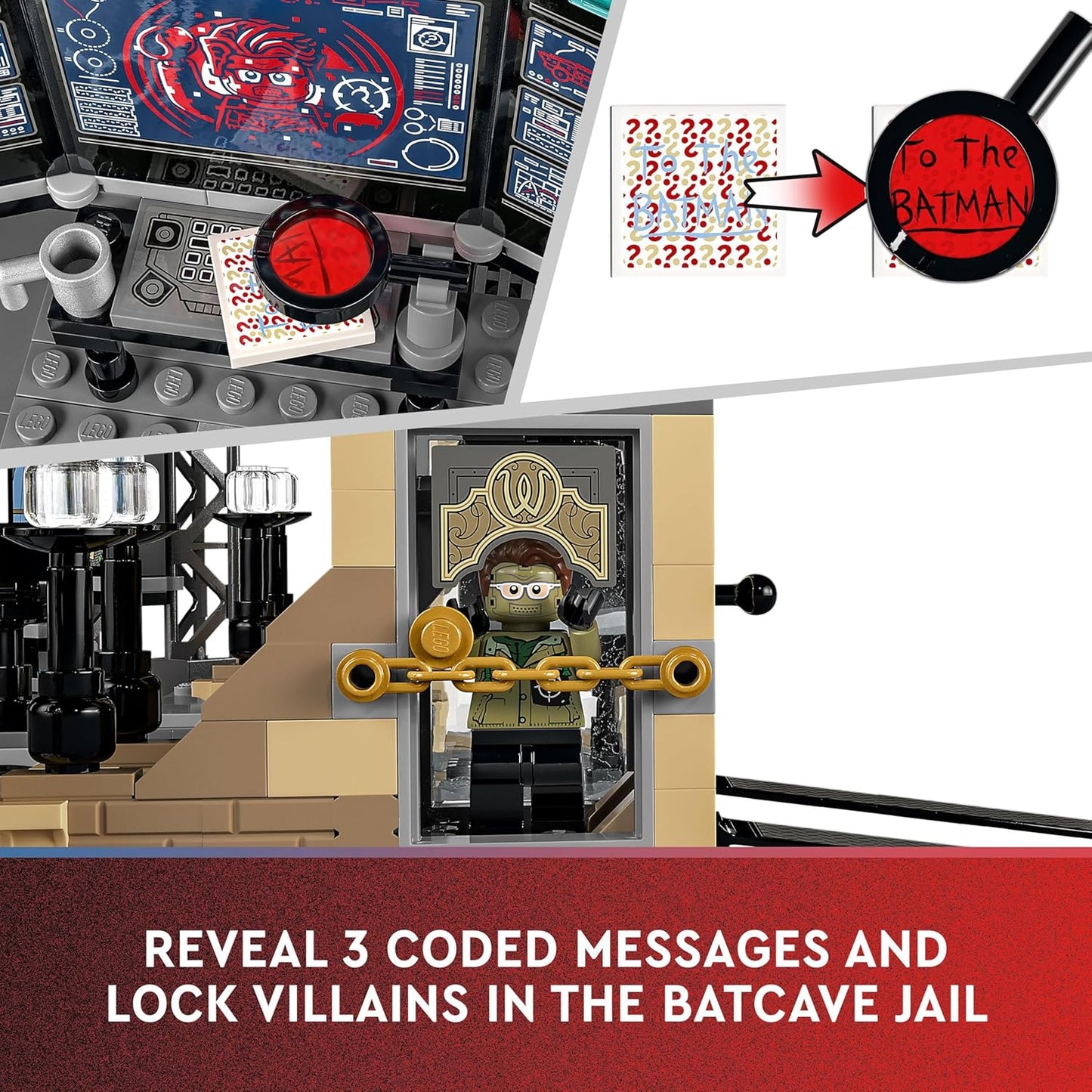 LEGO DC Batman Batcave: The Riddler Face-Off 76183 Building Kit; Cool Gotham City Batcave Toy for Kids Aged 8+ (581 Pieces)