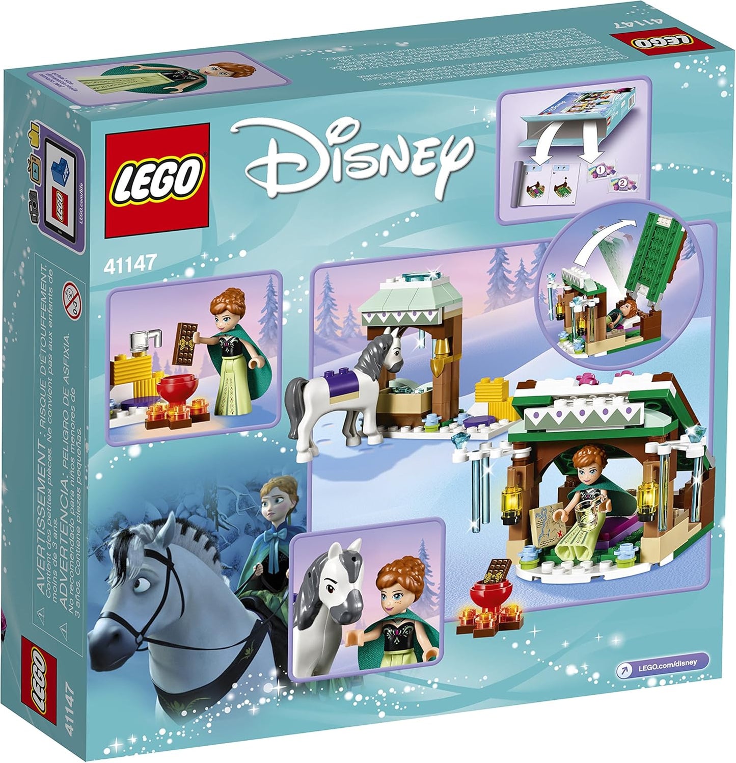 LEGO Disney Frozen Anna's Snow Adventure 41147, Disney Princess Toy