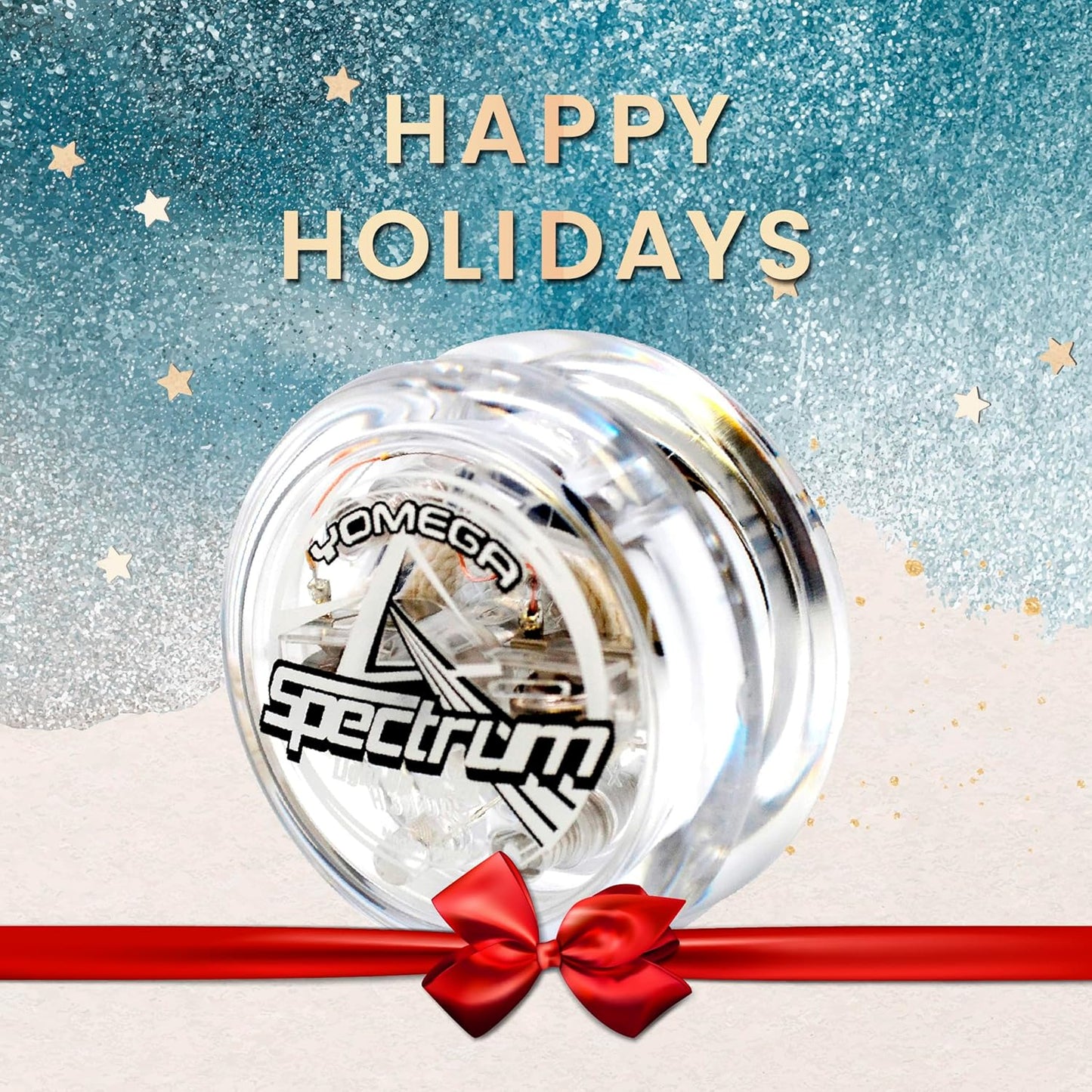 Yomega Spectrum ??? Light up Fireball Transaxle YoYo with LED Lights for Intermediate, Advanced and Pro Level String Trick Play + Extra 2 Strings & 3 Month Warranty (Clear)