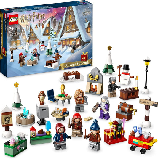 LEGO 76418 Harry Potter Advent Calendar 2023 with 24 Gifts, Hogsmeade Mini Builds and Minifigures