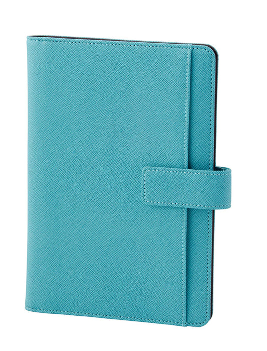 Raymei Fujii CN229A Notebook Cover, A5, Multi-Cover Notebook with Belt, Blue