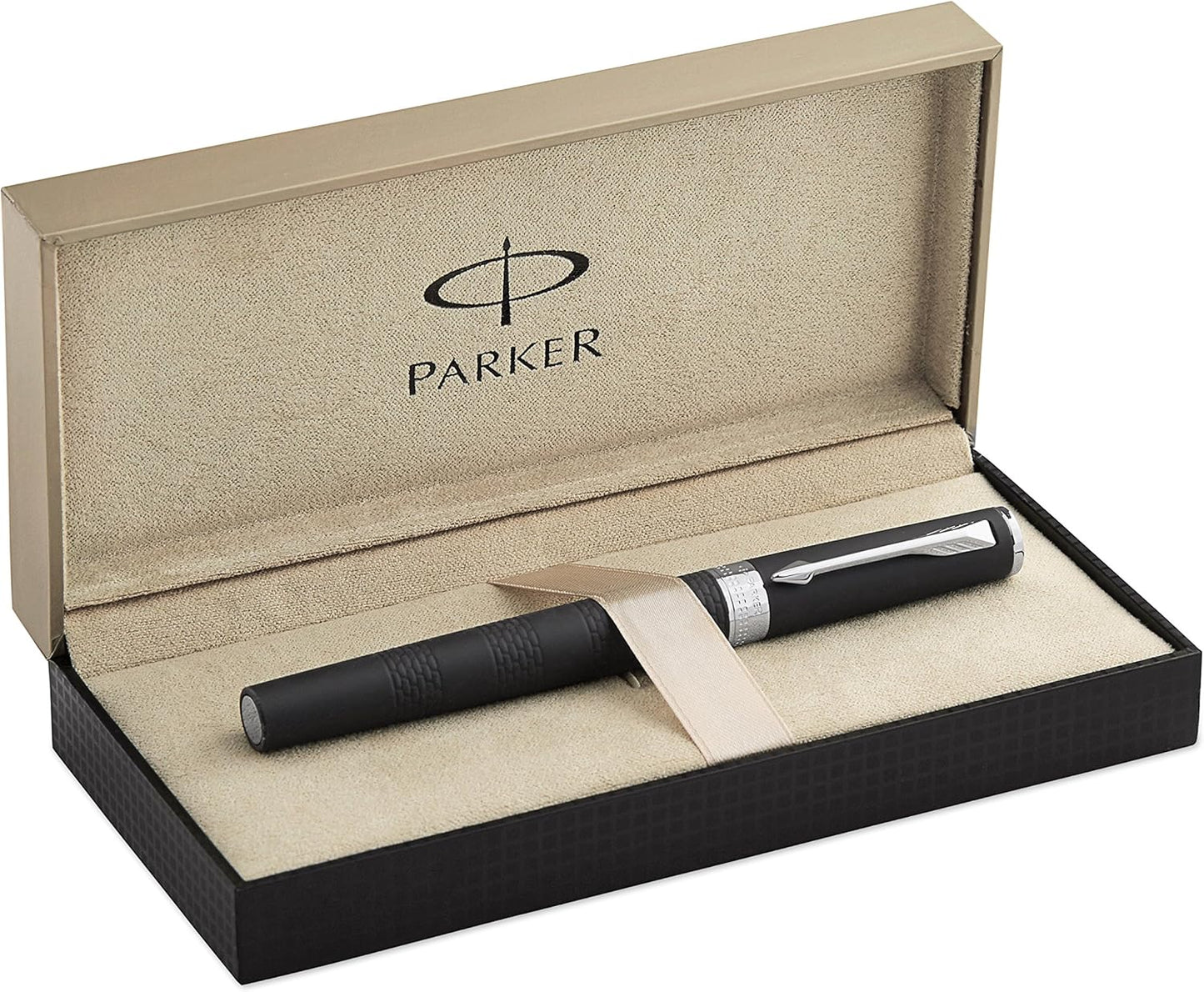Parker Ingenuity F (fine print) S1-1201 black rubber CT