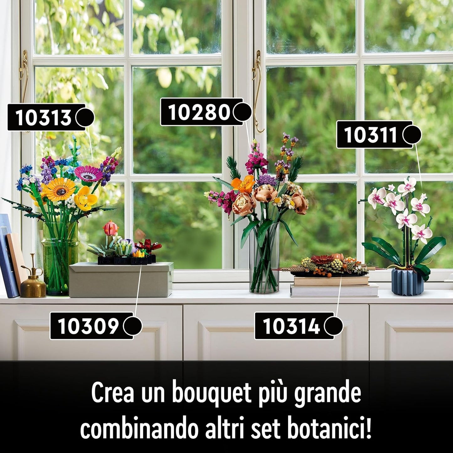 LEGO 10313 Icons Wildflower Bouquet Set