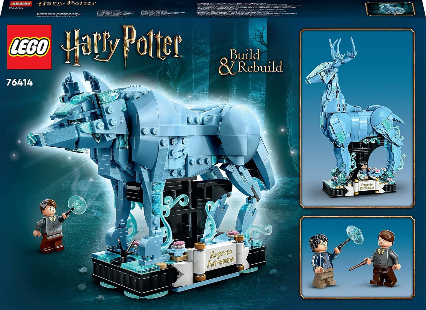 LEGO Harry Potter Expecto Patronum 76414 Collectible 2-in-1 Building Set