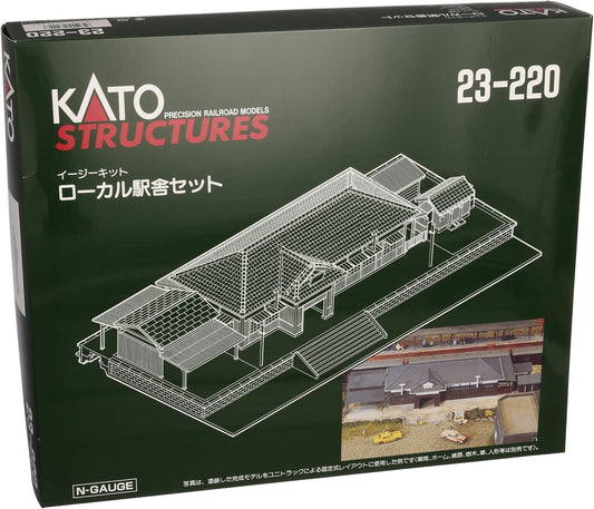Kato N Scale Unitrack Rural Station Set