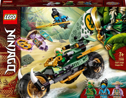 LEGO 71745 Ninjago Lloyds Jungle Bike Construction Set, Toy Motorcycle with Lloyd and NYA Mini Figures