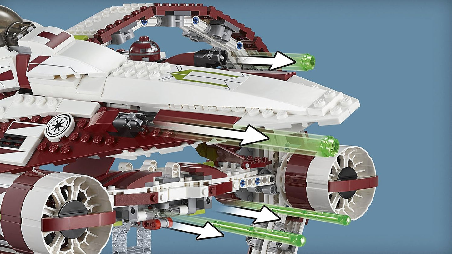 LEGO 6175769 Star Wars Jedi Starfighter with Hyperdrive 75191 Building Kit for 9 - 14 years (825 Pieces)