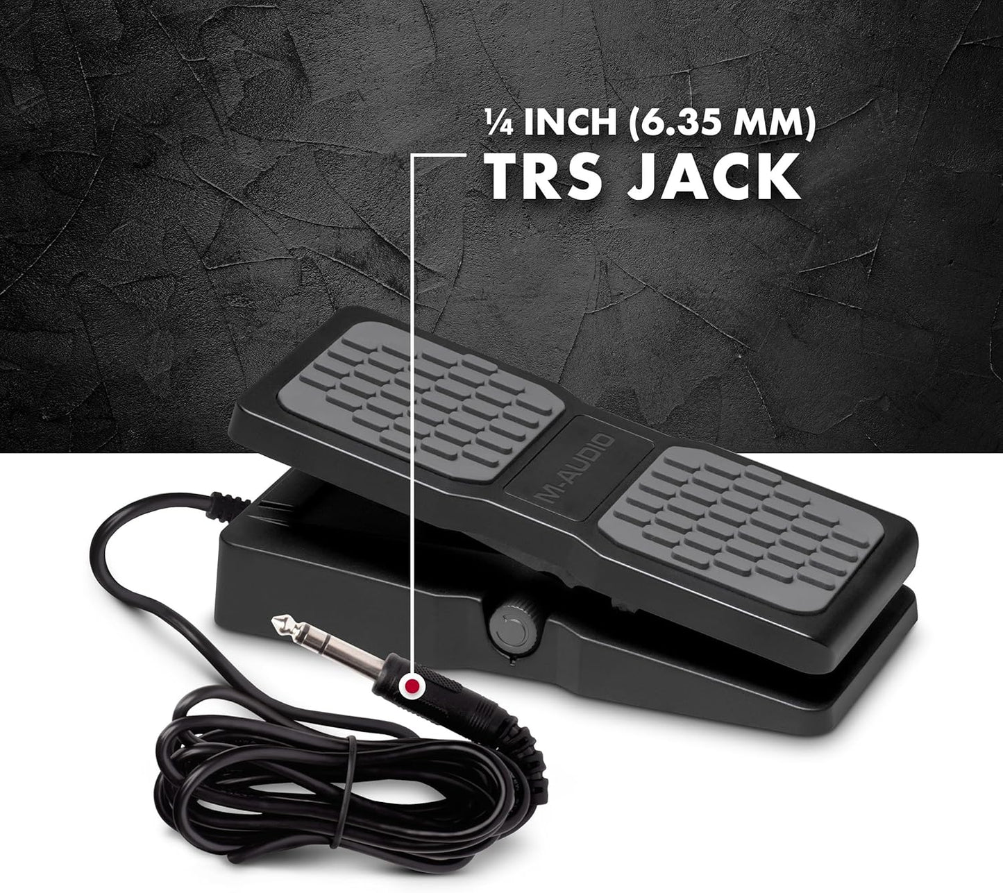 M-Audio EX-P | Universal Expression Pedal for Keyboards, MIDI Keyboards/Controllers and Supported Guitar Effects Pedals