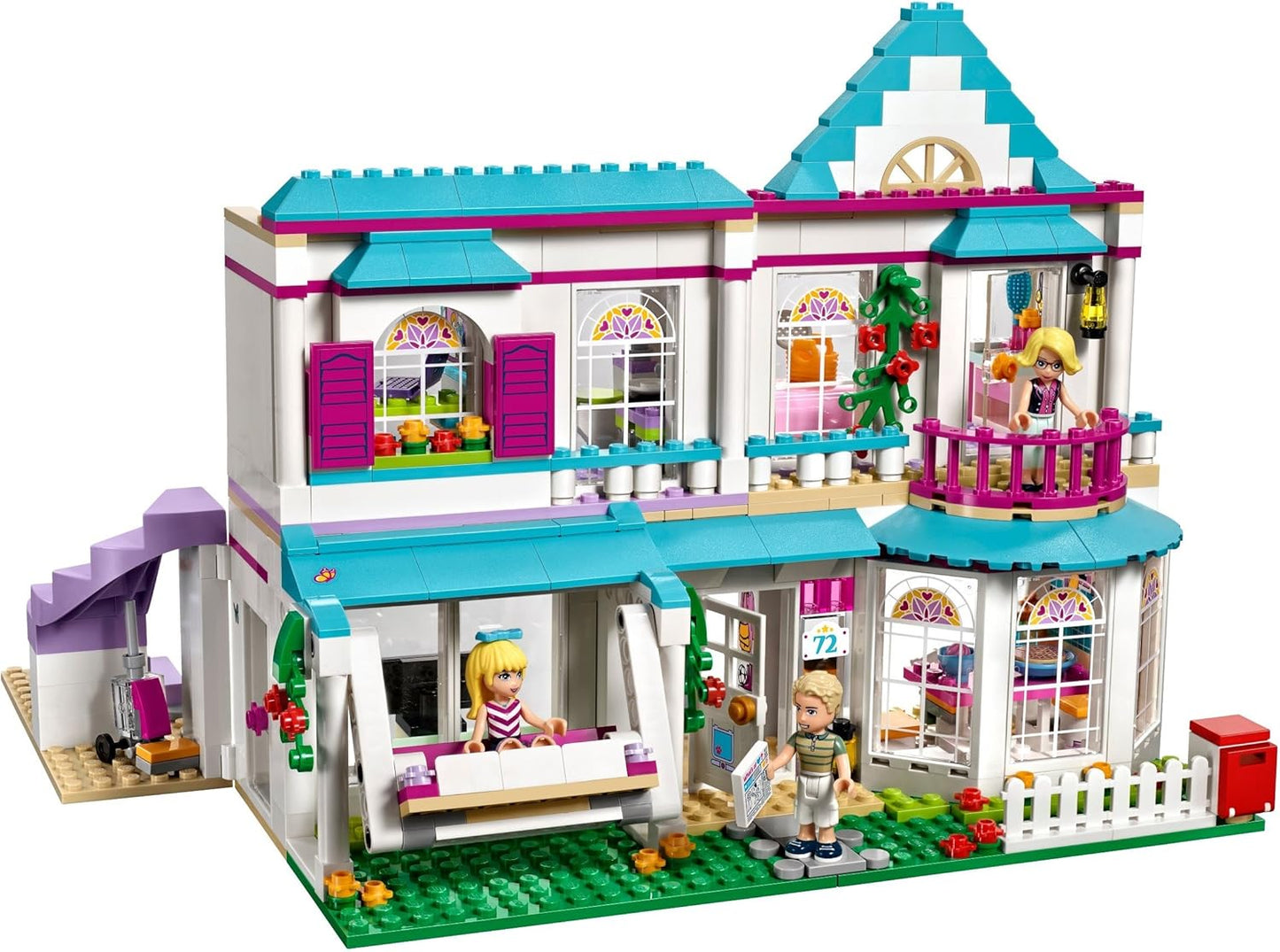 LEGO 41314 Friends Heartlake City Stephanie's House Building Set, Mini Doll House, Build and Play Toys for Girls