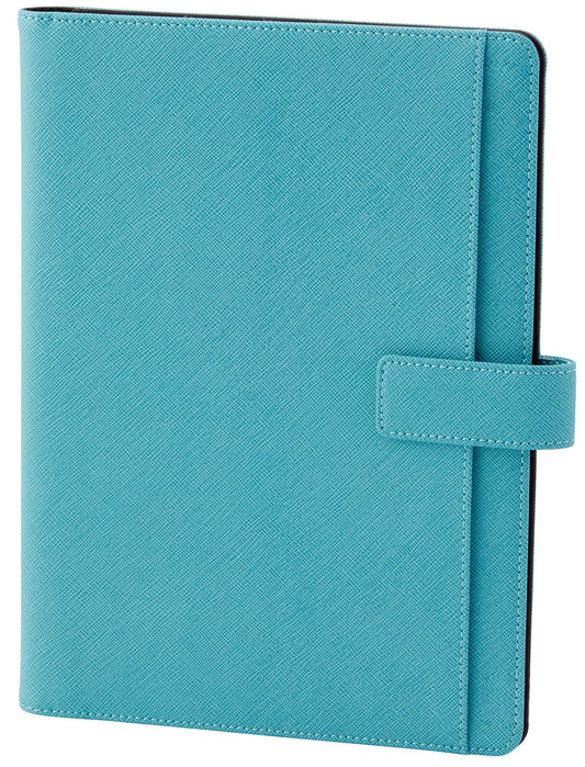 Raymay Fujii CN255A Notebook Cover, B5, Multi-Cover Notebook with Belt, Blue