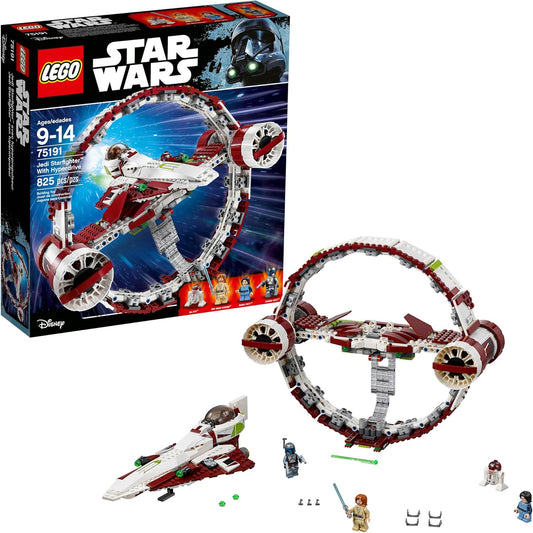 LEGO 6175769 Star Wars Jedi Starfighter with Hyperdrive 75191 Building Kit for 9 - 14 years (825 Pieces)