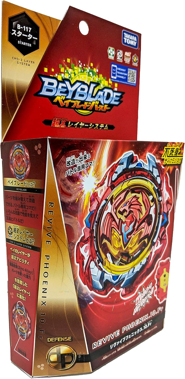 Beyblade Burst B-117 Starter Revive Phoeniix.10.FR – Takara Tomy Original