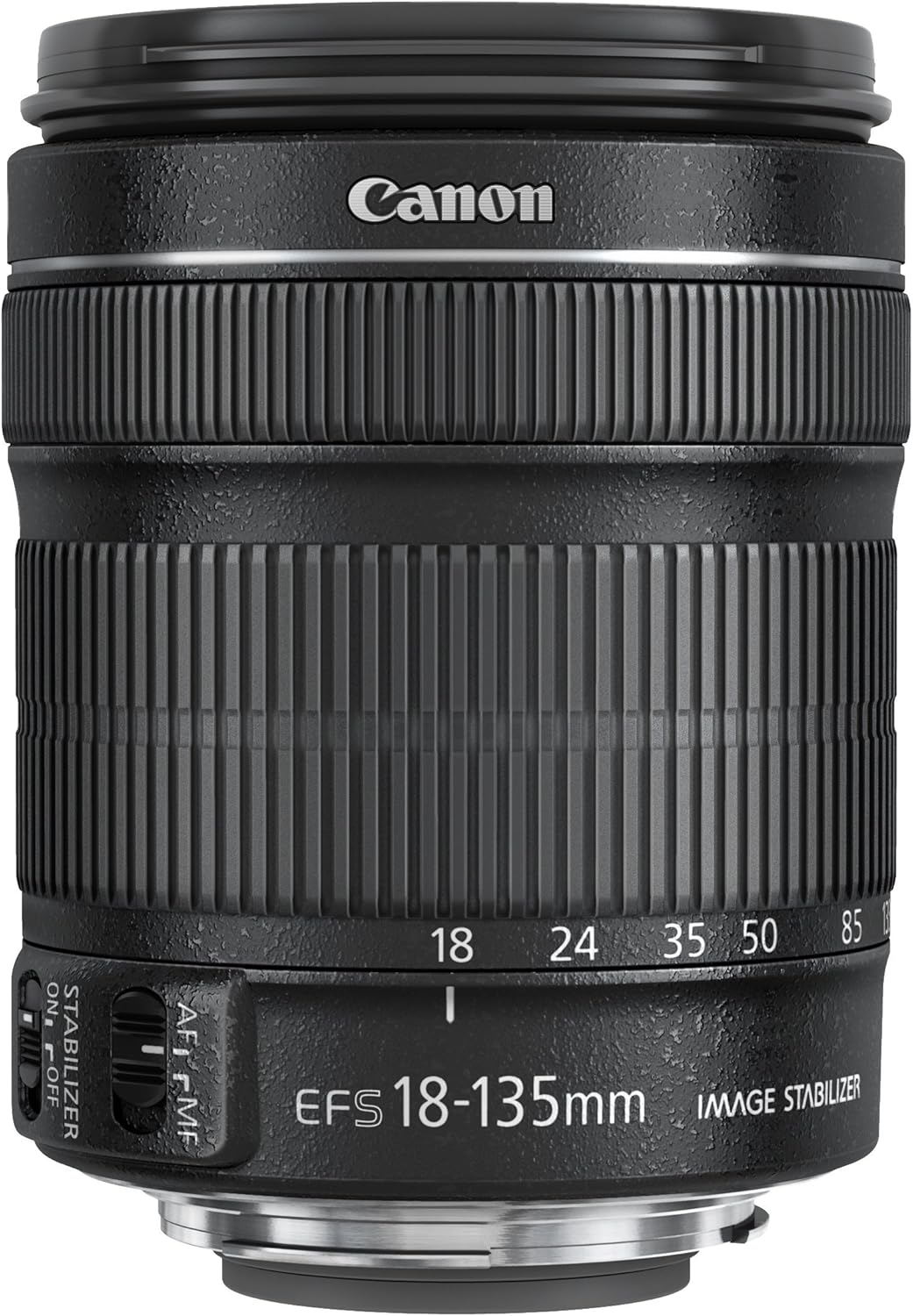 Canon EF-S 18-135mm f/3.5-5.6 is STM Lens in White Box, with 1-Year Canon USA Warranty