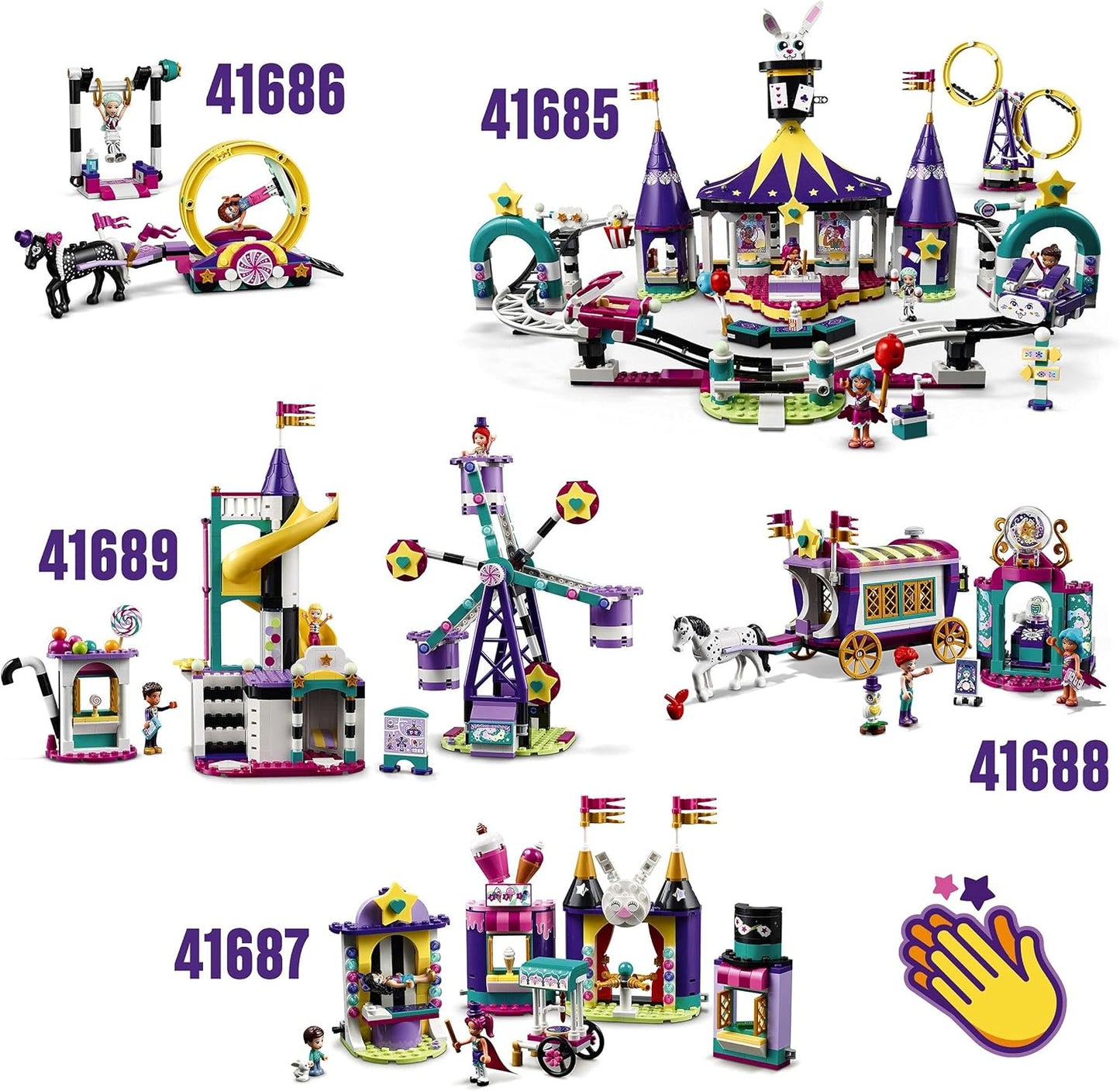 LEGO 41689 Friends The Magic Ferris Wheel and Slide