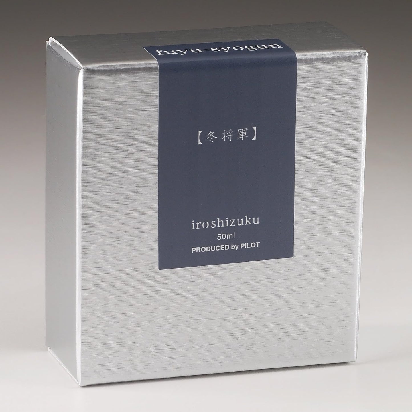 PILOT Iroshizuku Bottled Fountain Pen Ink, Fuyu-Syogun, Rigor of Winter (Cool Gray) 50ml Bottle (69215)