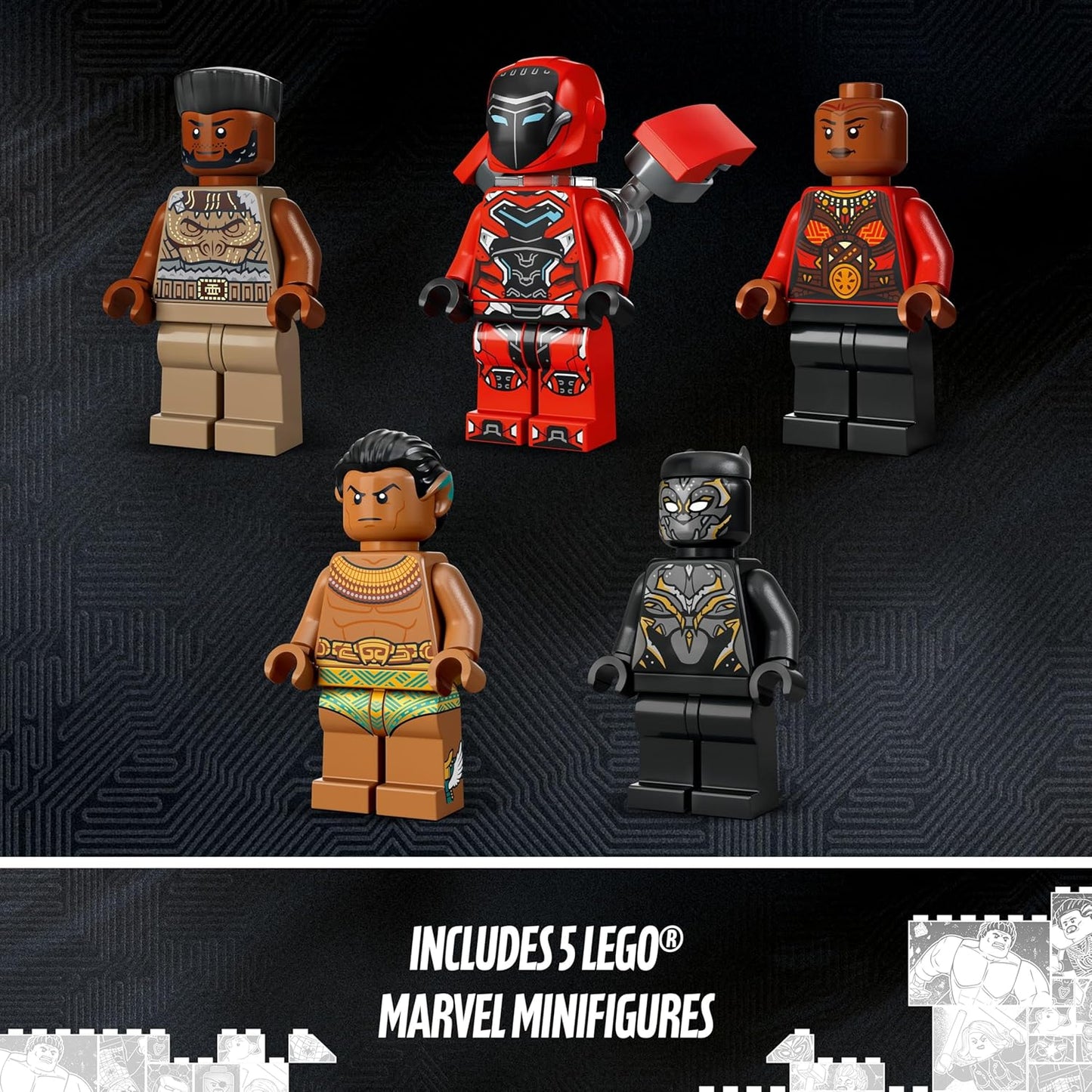 LEGO Super Heroes Marvel Black Panther: Water Decisive Battle 76214 Toy Blocks