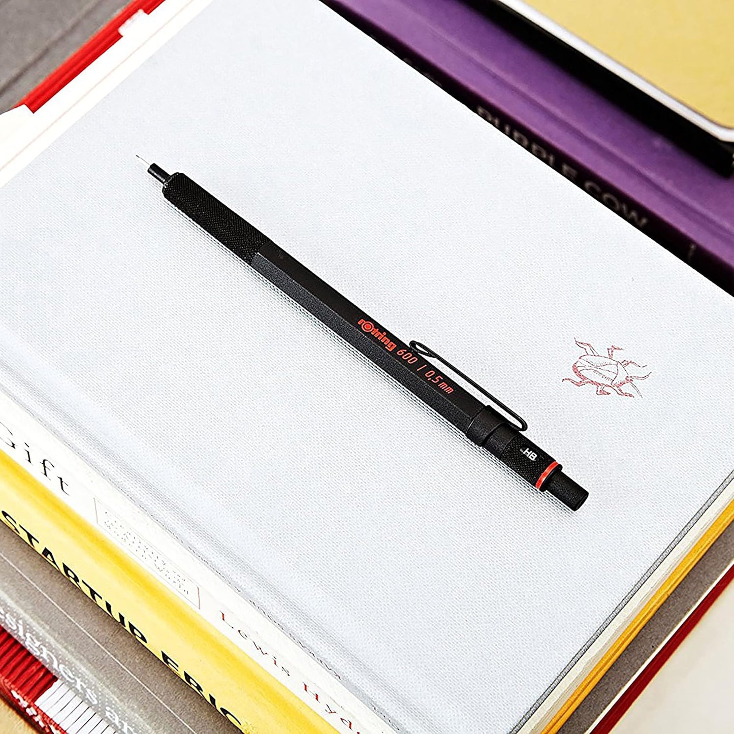 ROtring 600 Metal Mechanical Pencil, 0.5mm, Black Barrel, Perfect for Drafting, Engineering, Architecture Professionals