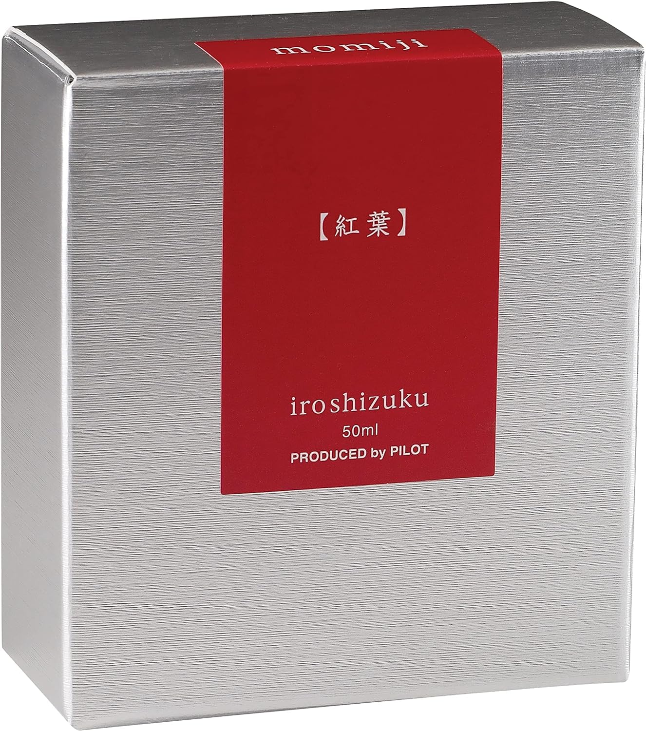 PILOT Iroshizuku Bottled Fountain Pen Ink, Momiji, Autumn Leaves (Red) 50ml Bottle (69208)