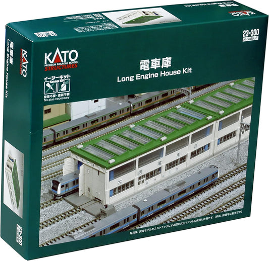 Kato N Scale Long Engine House Model Building Kit for Railway Layouts