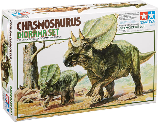 Tamiya 60101-1:35 Chasmosaurus, Diorama Set