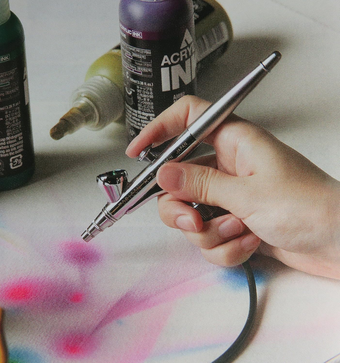 horubein Liquid Acrylic Resin Paint Acrylic Color Ink Pearl Silver ai963 15963 100ml