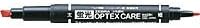 ZEBRA OPTEX CARE WKCR1 Fluorescent Marker - Red (Broad line: 4.0mm / Fine line: 0.8~1.1mm)
